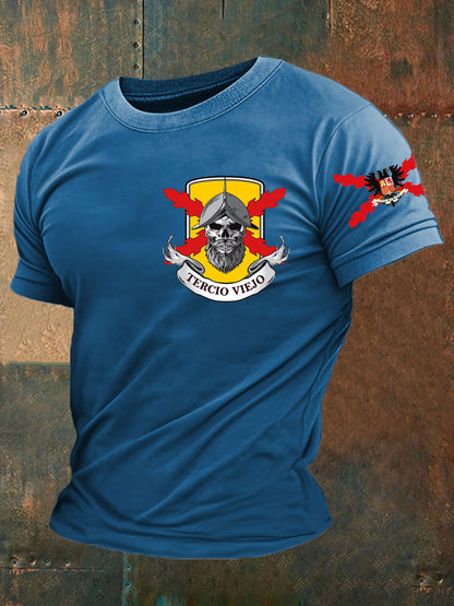 Camiseta de hombre con estampado Cruz de Borgoña de España Tercio