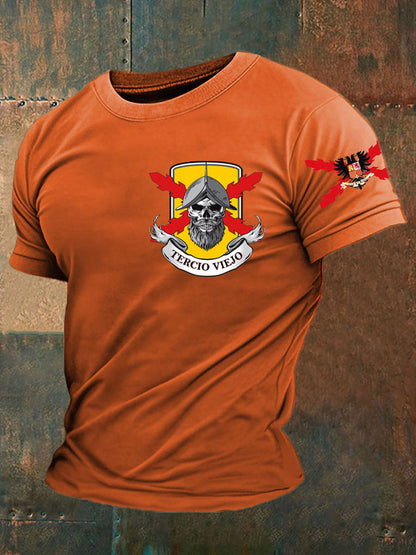 Camiseta de hombre con estampado Cruz de Borgoña de España Tercio