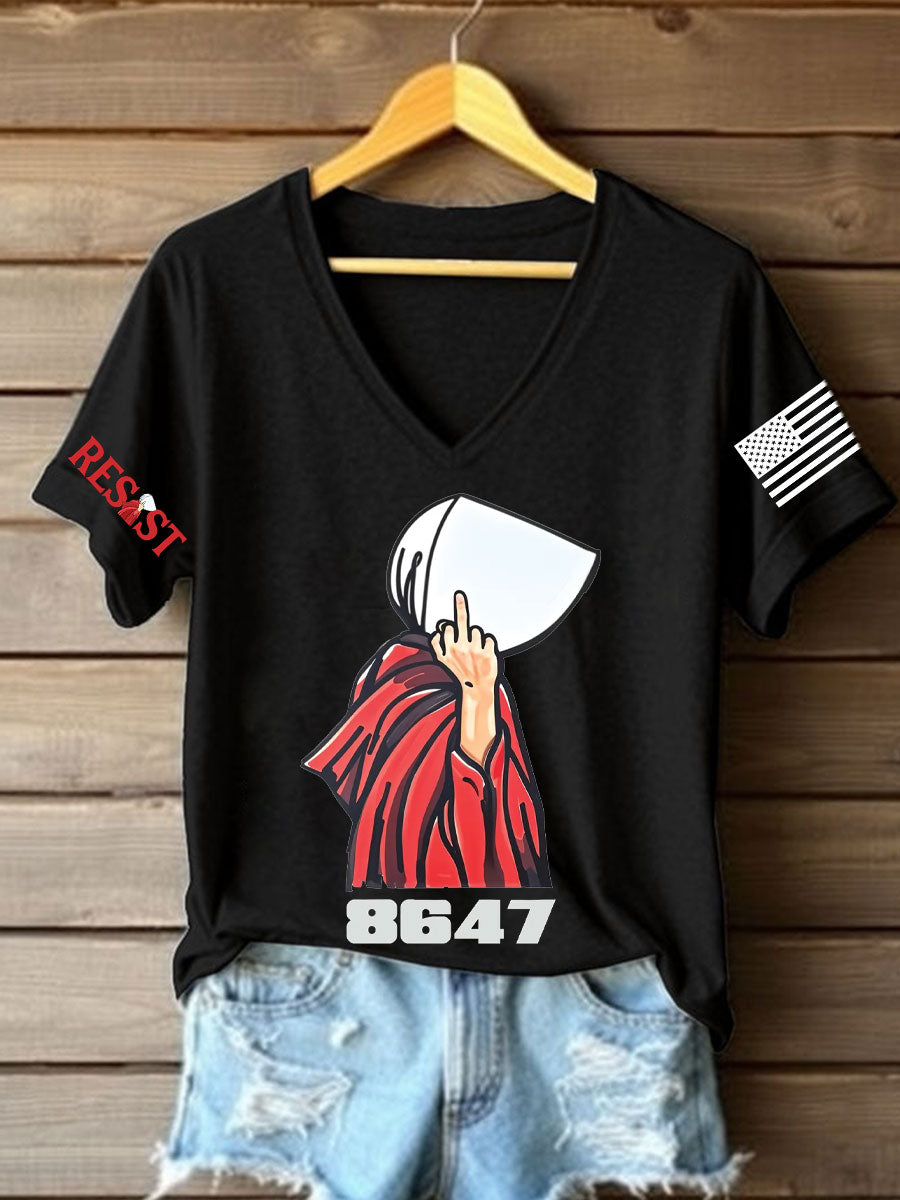 Camiseta con estampado de derechos para mujer FDT Handmaid