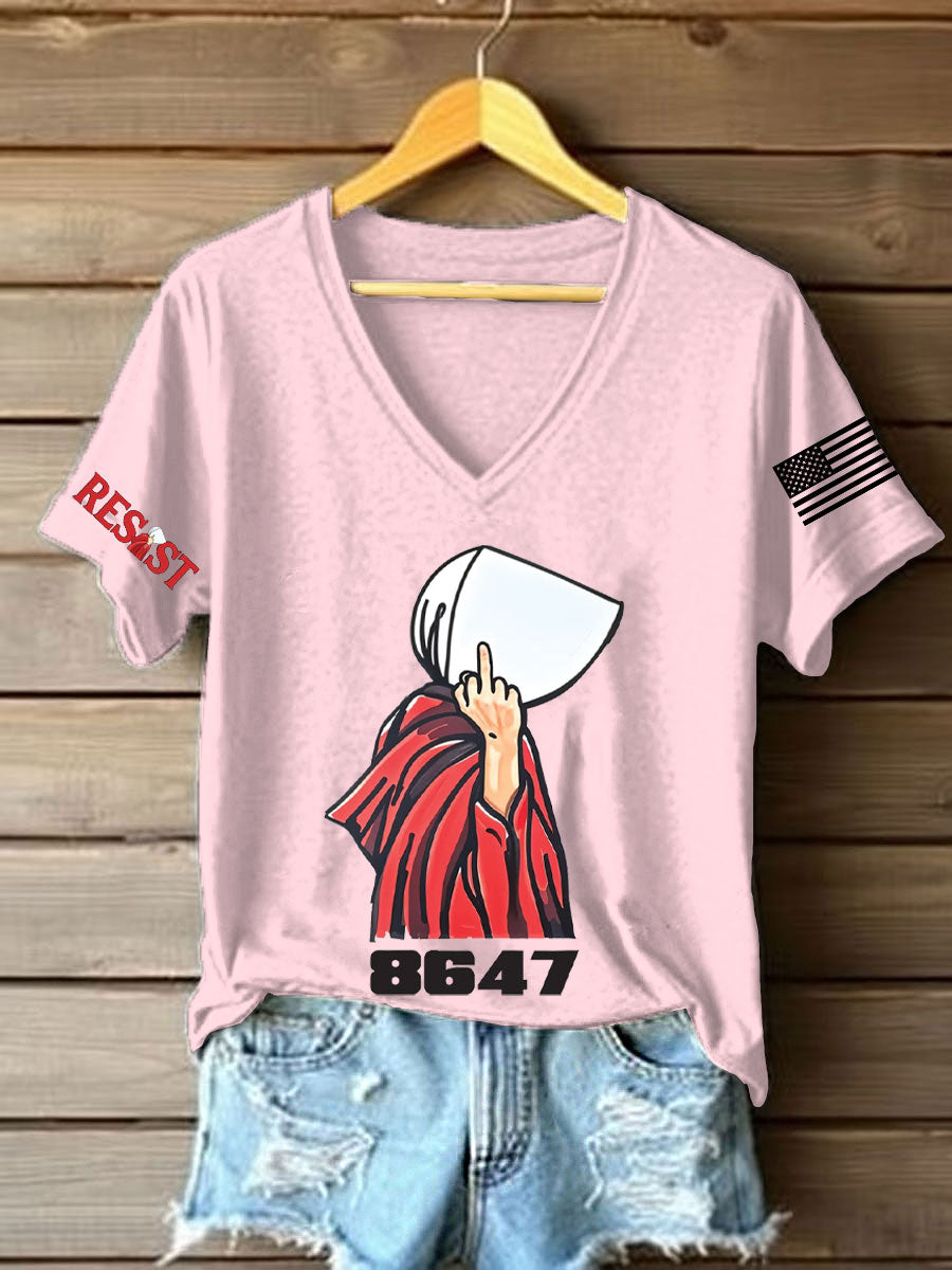 Camiseta con estampado de derechos para mujer FDT Handmaid