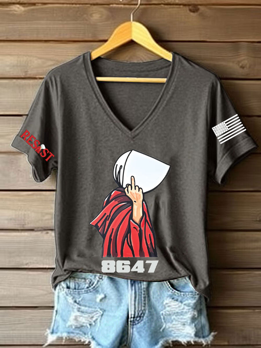 Camiseta con estampado de derechos para mujer FDT Handmaid