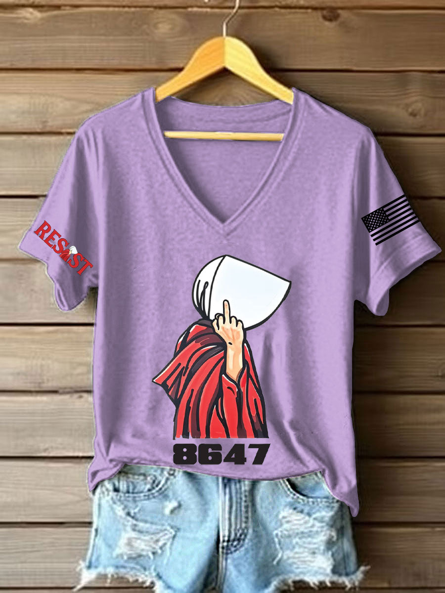 Camiseta con estampado de derechos para mujer FDT Handmaid