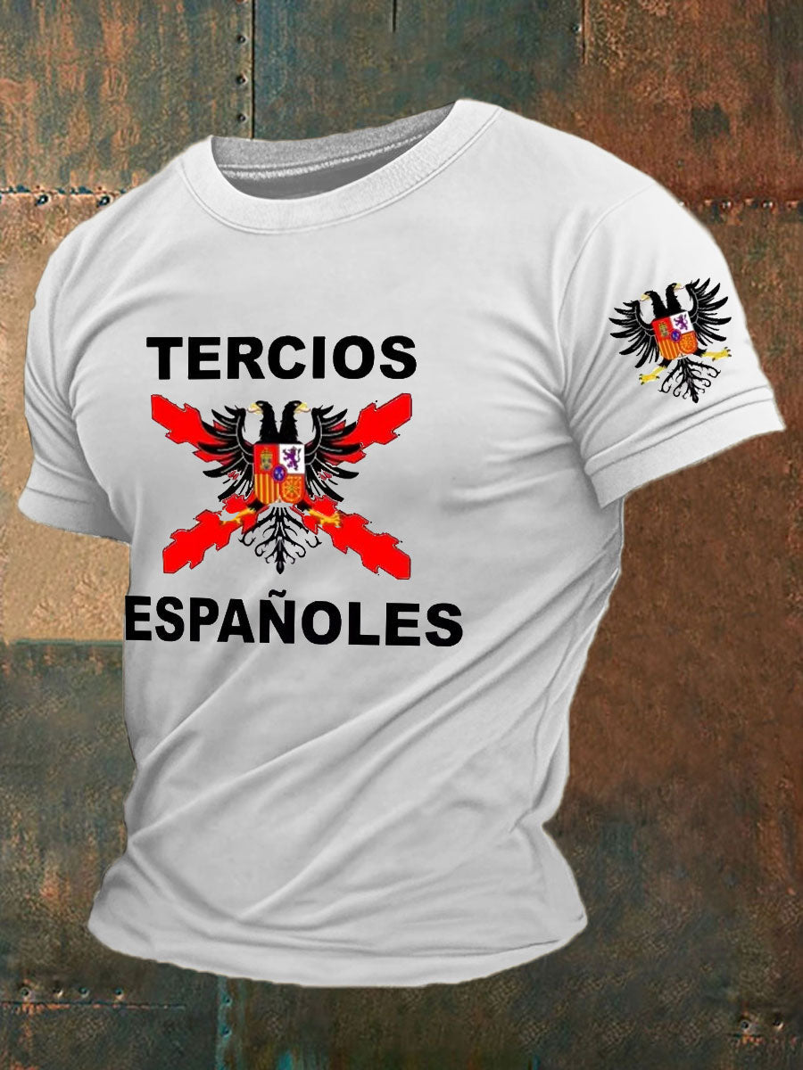 Camiseta de hombre con estampado Cruz de Borgoña de España Tercio