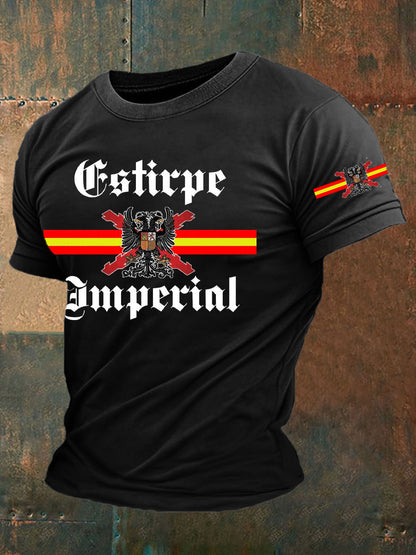Camiseta de hombre con estampado Cruz de Borgoña de España Tercio