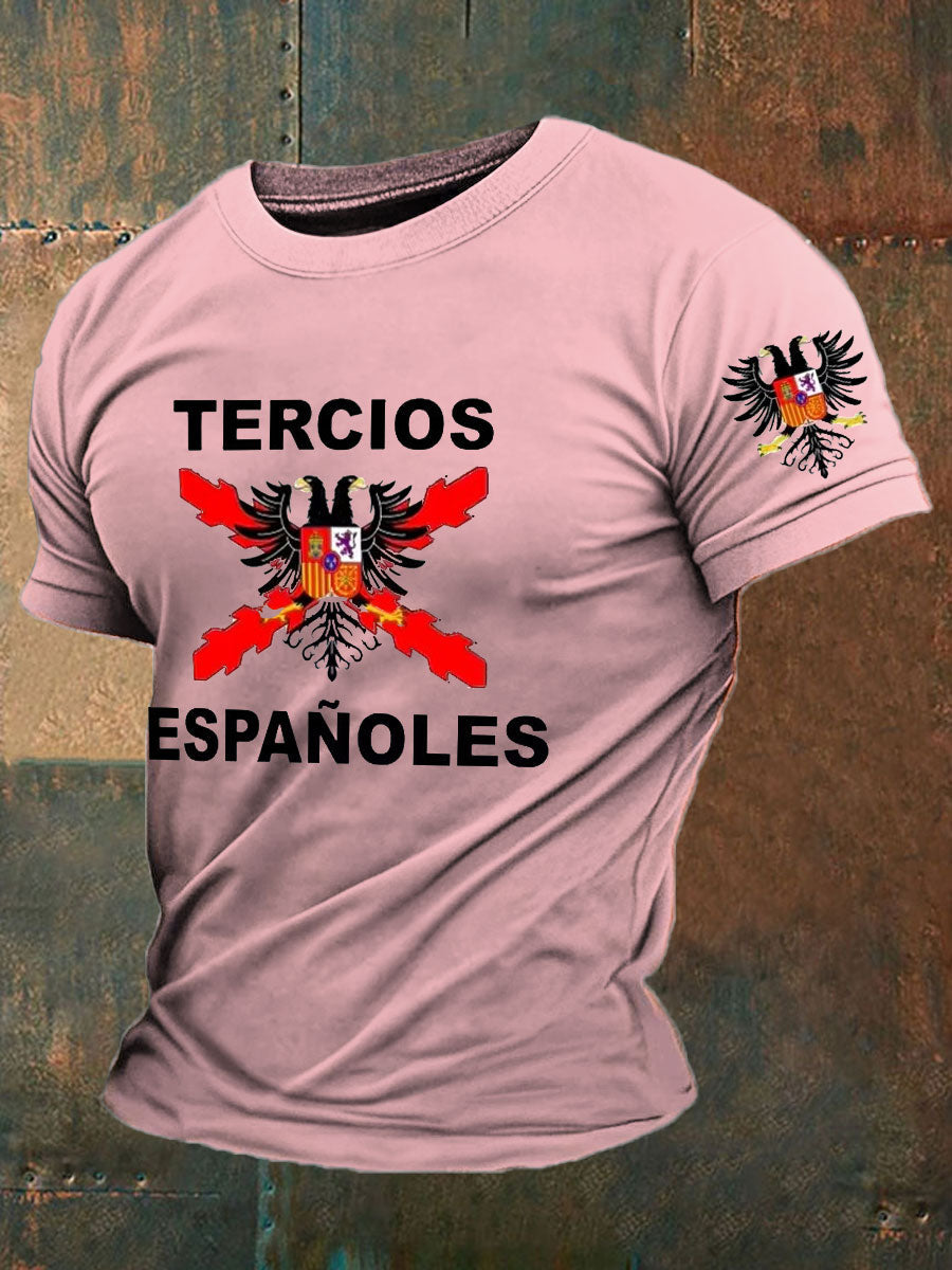 Camiseta de hombre con estampado Cruz de Borgoña de España Tercio