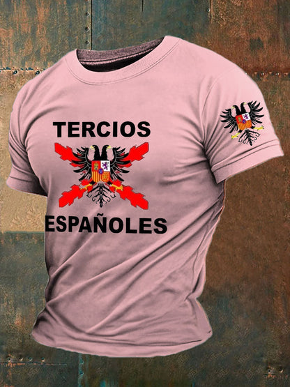 Camiseta de hombre con estampado Cruz de Borgoña de España Tercio