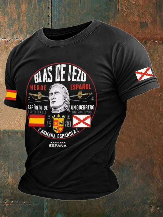Camiseta de hombre con estampado Cruz de Borgoña de España Tercio