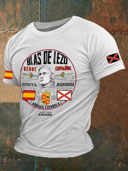 Camiseta de hombre con estampado Cruz de Borgoña de España Tercio