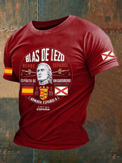 Camiseta de hombre con estampado Cruz de Borgoña de España Tercio