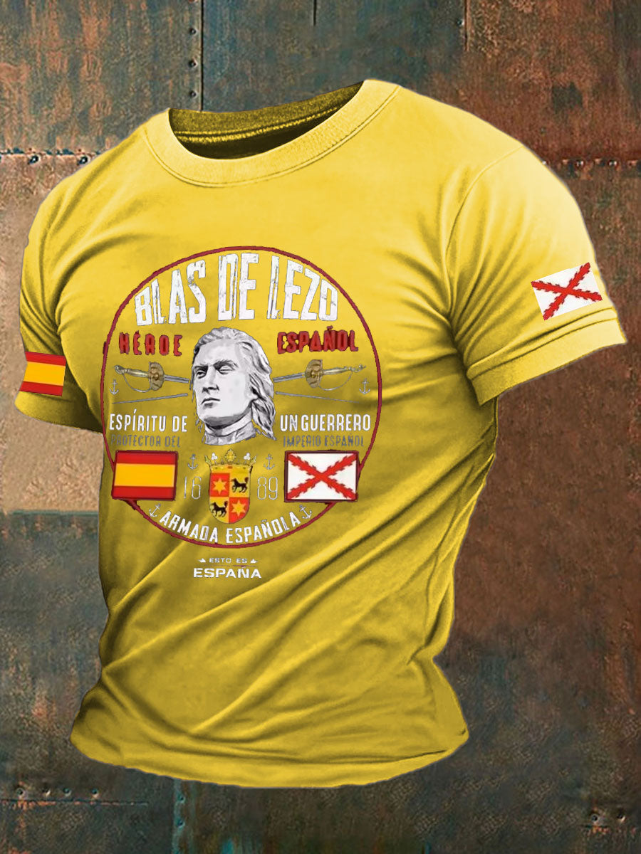 Camiseta de hombre con estampado Cruz de Borgoña de España Tercio