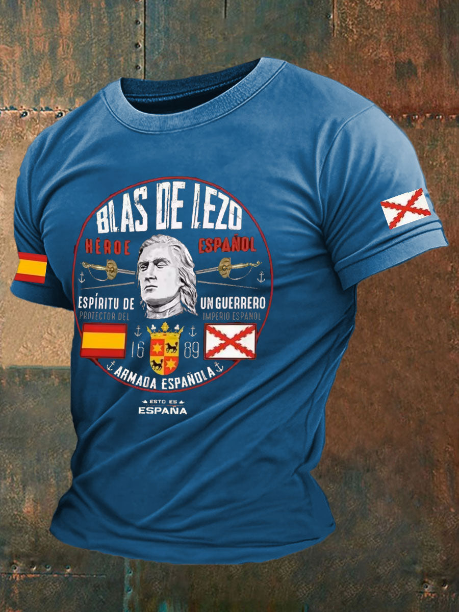 Camiseta de hombre con estampado Cruz de Borgoña de España Tercio