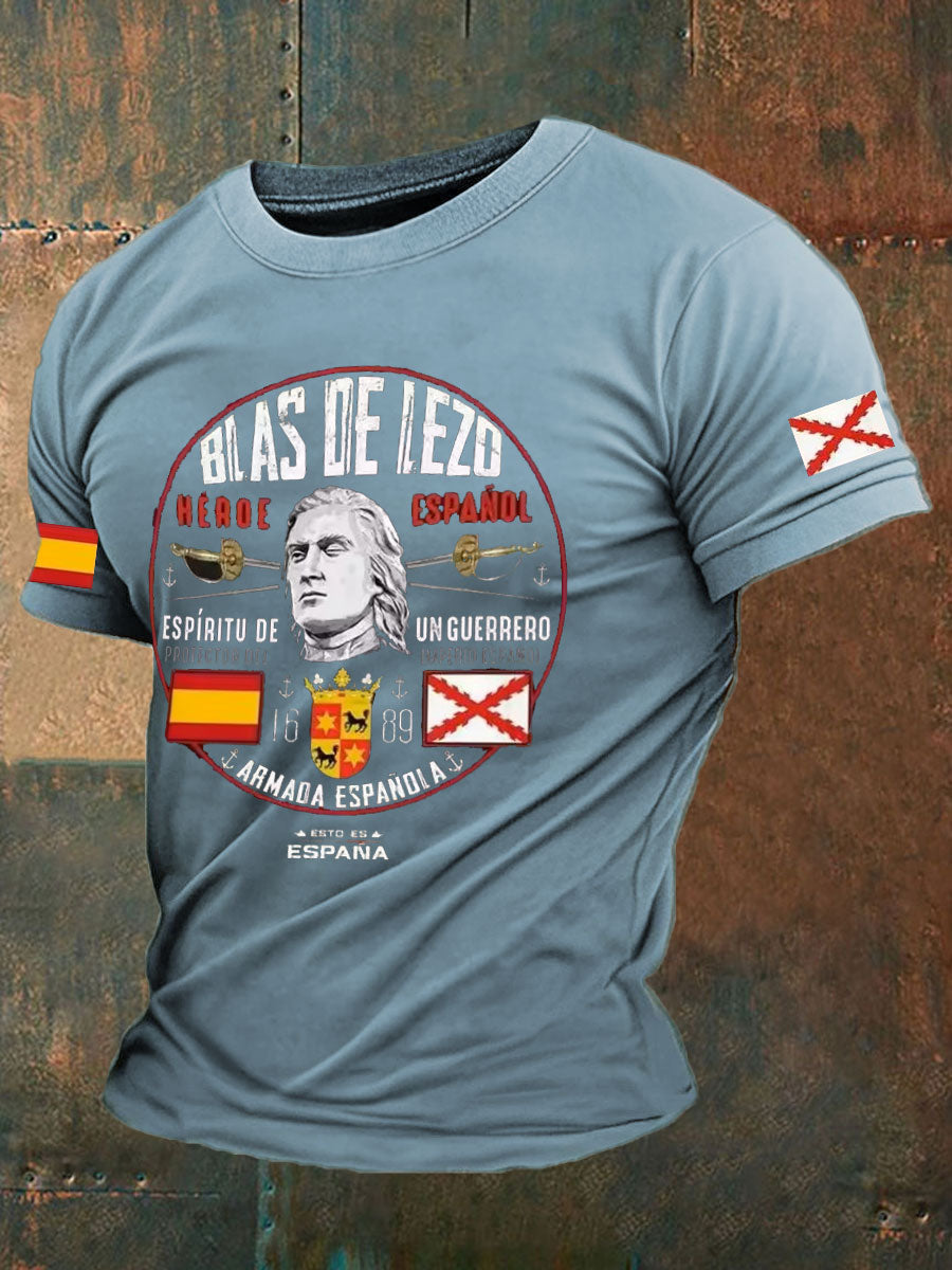 Camiseta de hombre con estampado Cruz de Borgoña de España Tercio
