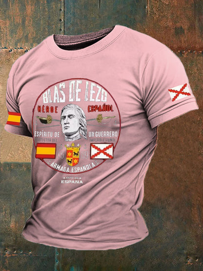 Camiseta de hombre con estampado Cruz de Borgoña de España Tercio