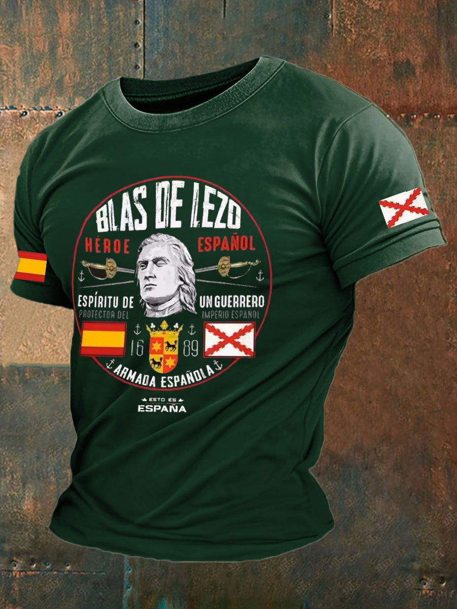 Camiseta de hombre con estampado Cruz de Borgoña de España Tercio