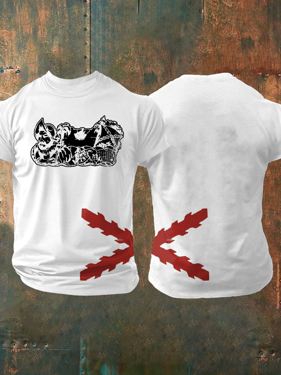 Camiseta de hombre con estampado Cruz de Borgoña de España Tercio
