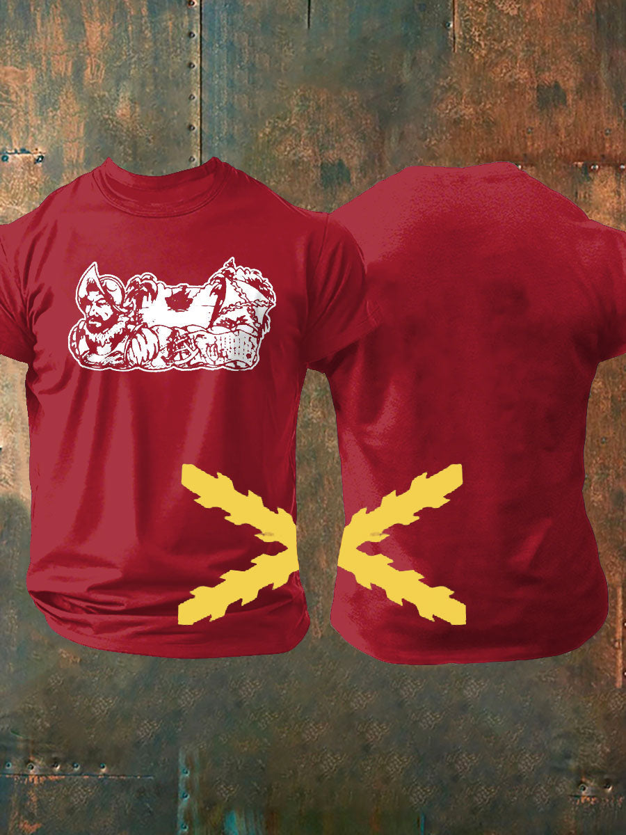 Camiseta de hombre con estampado Cruz de Borgoña de España Tercio