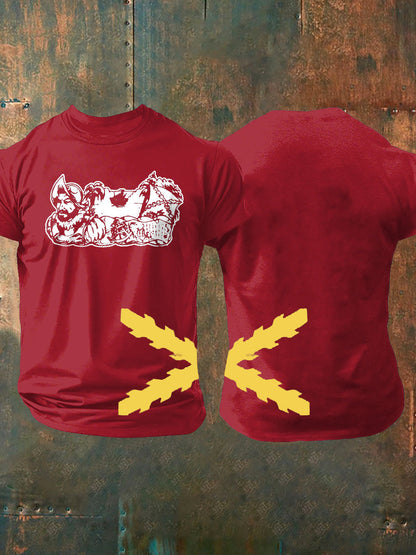 Camiseta de hombre con estampado Cruz de Borgoña de España Tercio