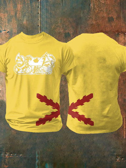 Camiseta de hombre con estampado Cruz de Borgoña de España Tercio