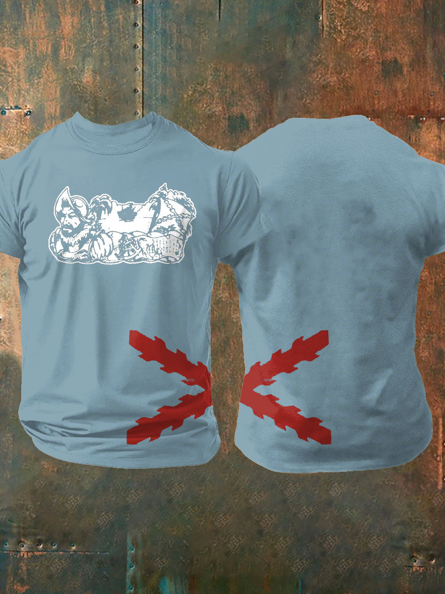 Camiseta de hombre con estampado Cruz de Borgoña de España Tercio