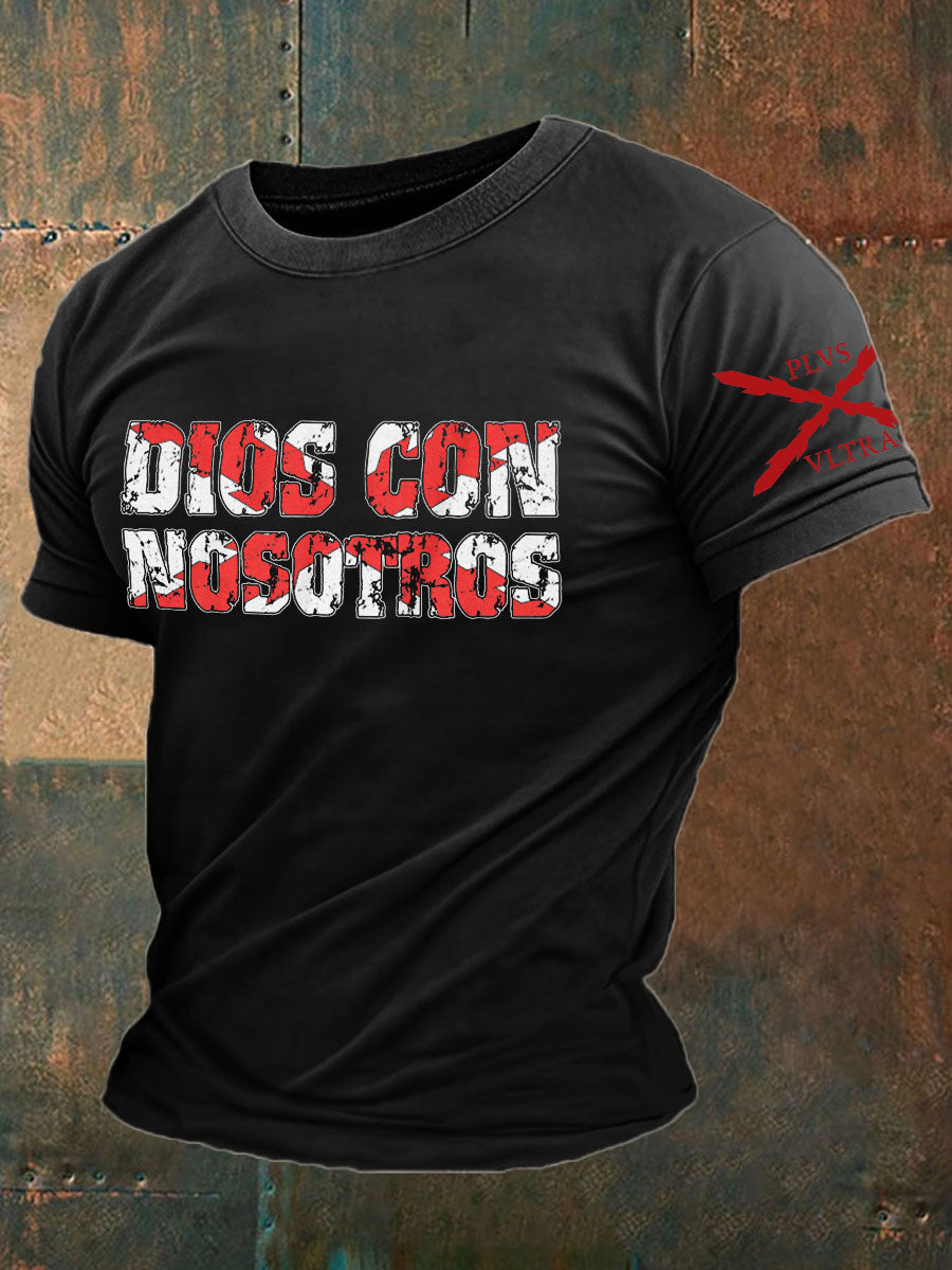 Camiseta de hombre con estampado Cruz de Borgoña de España Tercio
