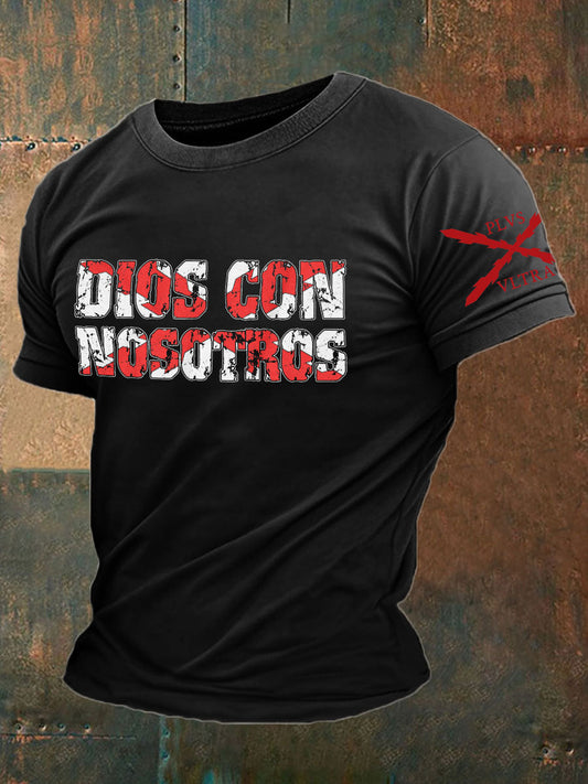 Camiseta de hombre con estampado Cruz de Borgoña de España Tercio