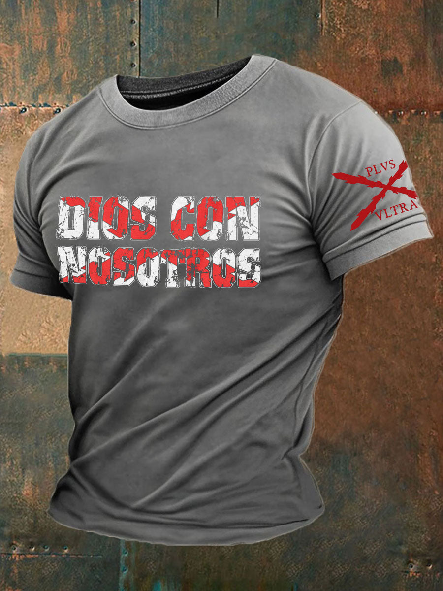 Camiseta de hombre con estampado Cruz de Borgoña de España Tercio