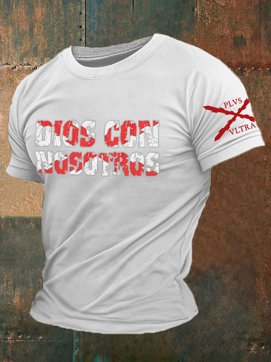 Camiseta de hombre con estampado Cruz de Borgoña de España Tercio