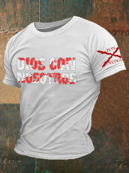 Camiseta de hombre con estampado Cruz de Borgoña de España Tercio