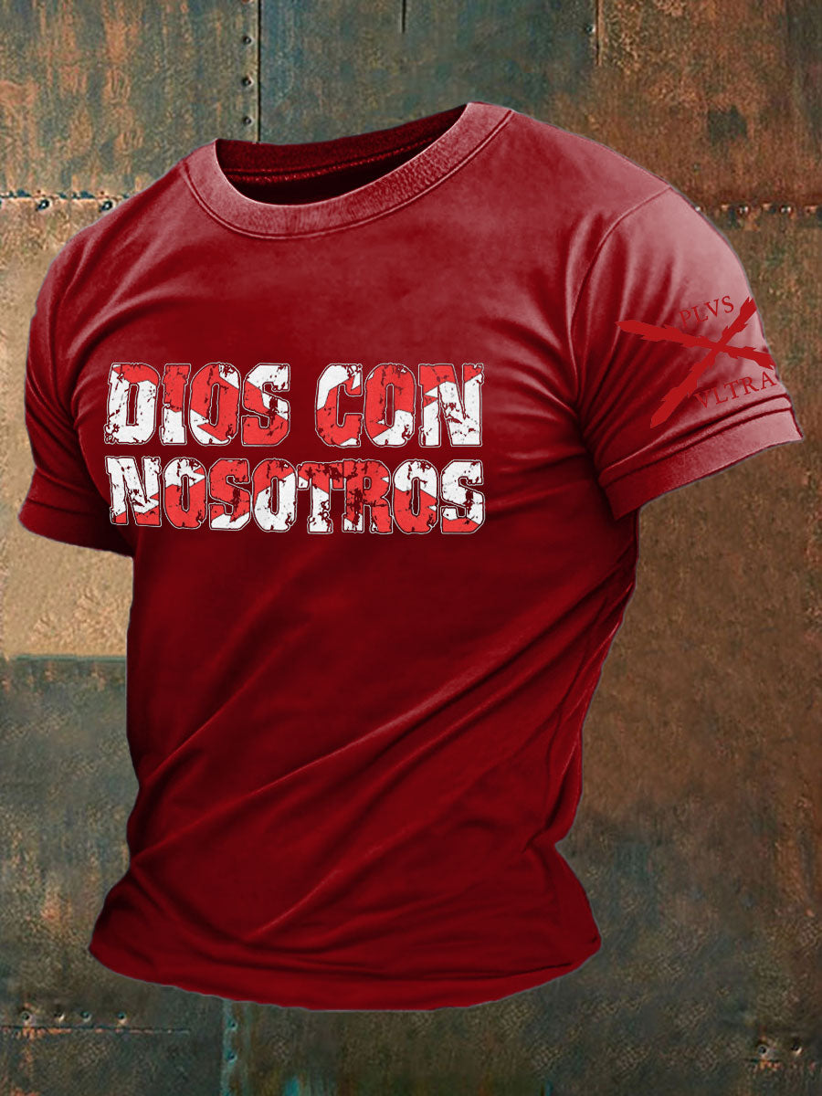 Camiseta de hombre con estampado Cruz de Borgoña de España Tercio