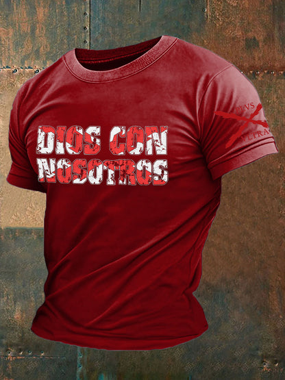 Camiseta de hombre con estampado Cruz de Borgoña de España Tercio