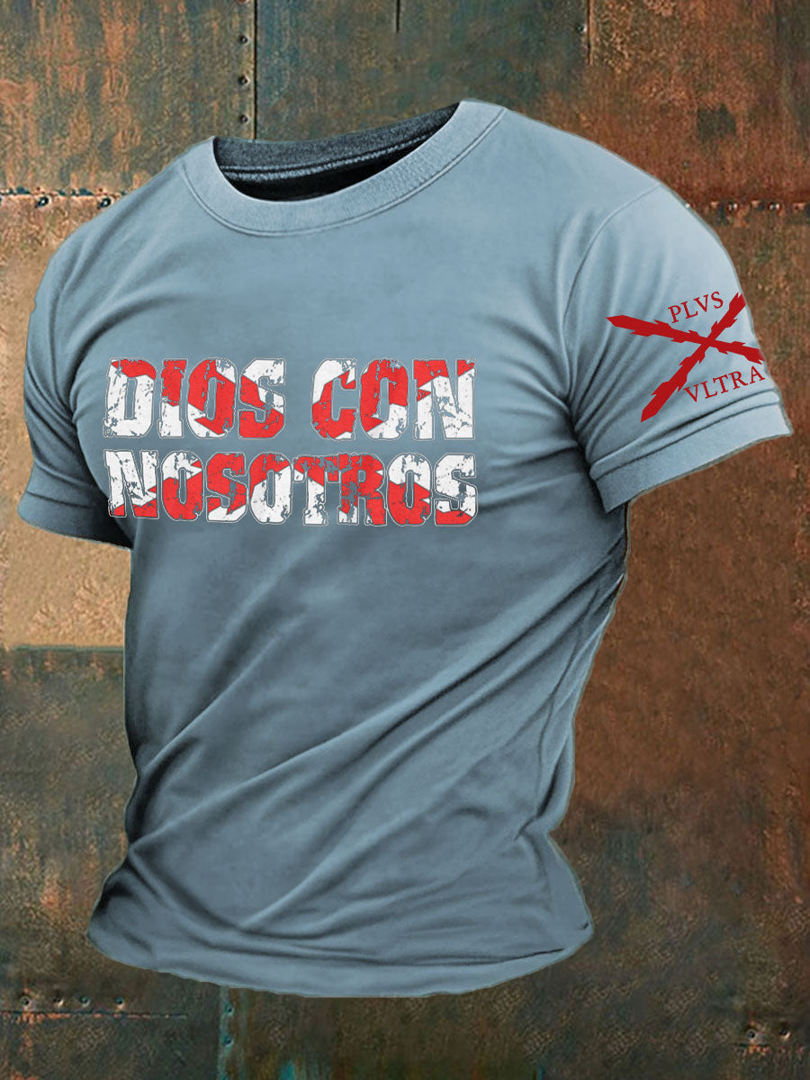 Camiseta de hombre con estampado Cruz de Borgoña de España Tercio
