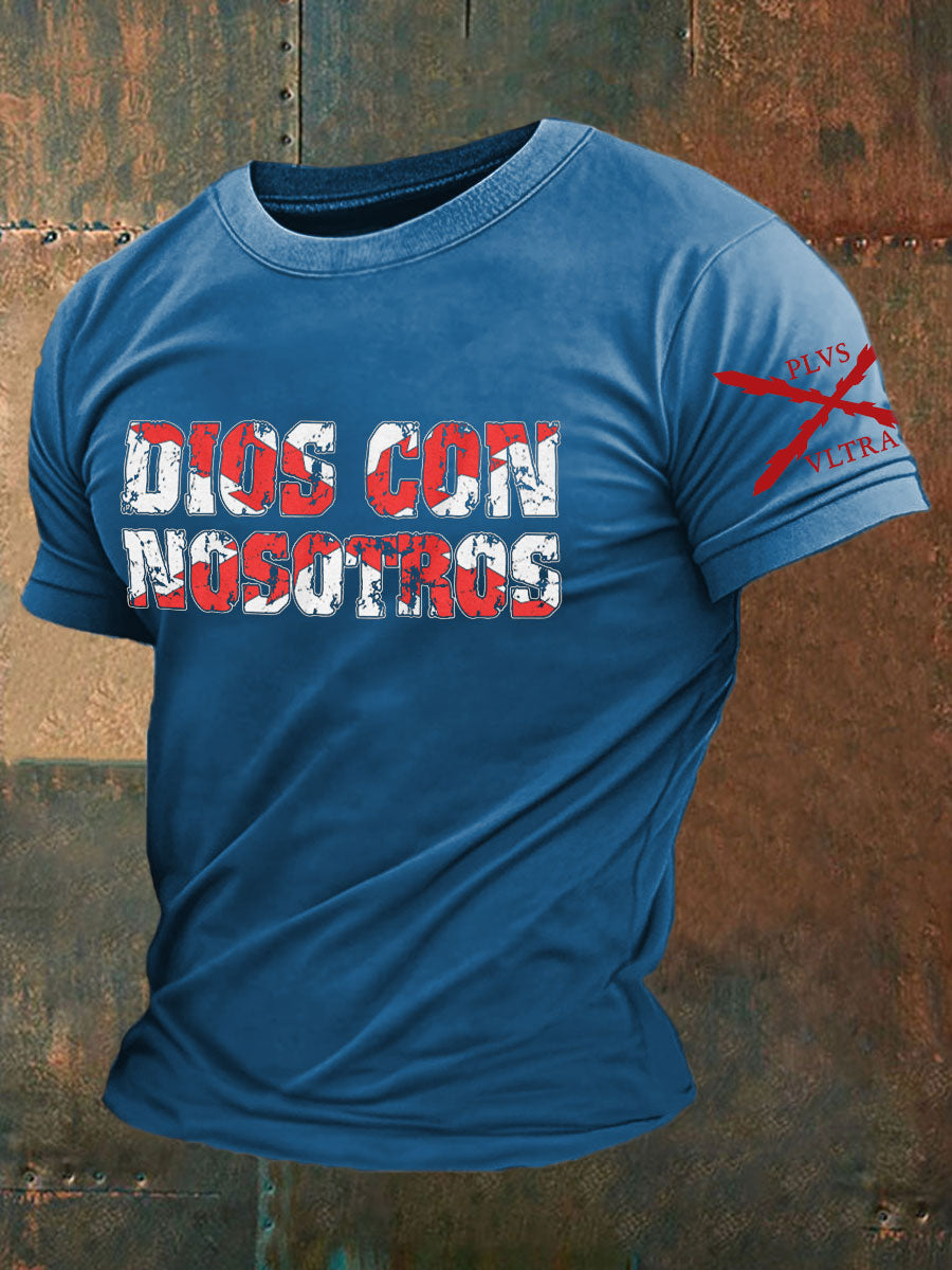 Camiseta de hombre con estampado Cruz de Borgoña de España Tercio