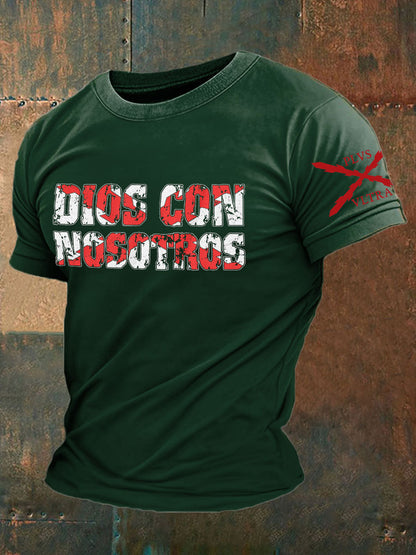 Camiseta de hombre con estampado Cruz de Borgoña de España Tercio