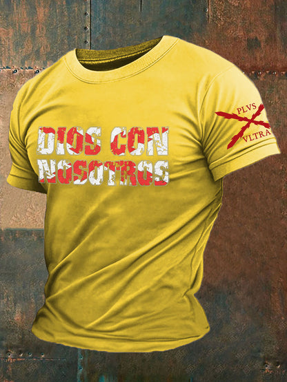 Camiseta de hombre con estampado Cruz de Borgoña de España Tercio