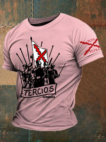 Camiseta de hombre con estampado Cruz de Borgoña de España Tercio