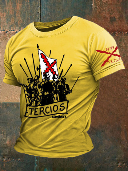 Camiseta de hombre con estampado Cruz de Borgoña de España Tercio