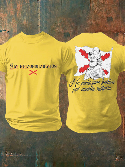 Camiseta de hombre con estampado Cruz de Borgoña de España Tercio