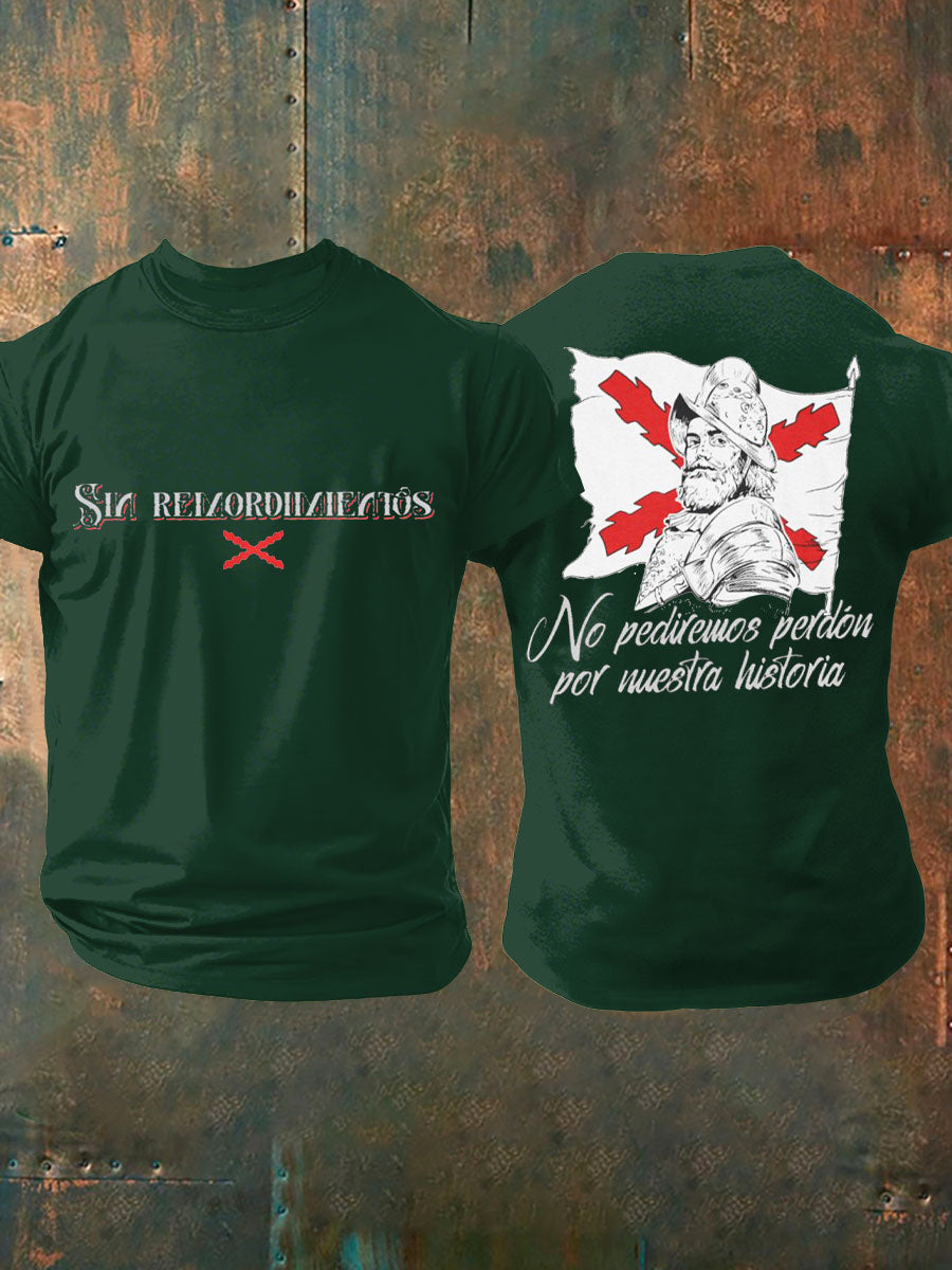Camiseta de hombre con estampado Cruz de Borgoña de España Tercio
