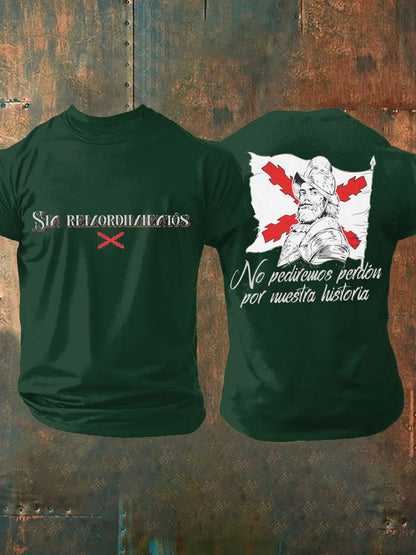 Camiseta de hombre con estampado Cruz de Borgoña de España Tercio