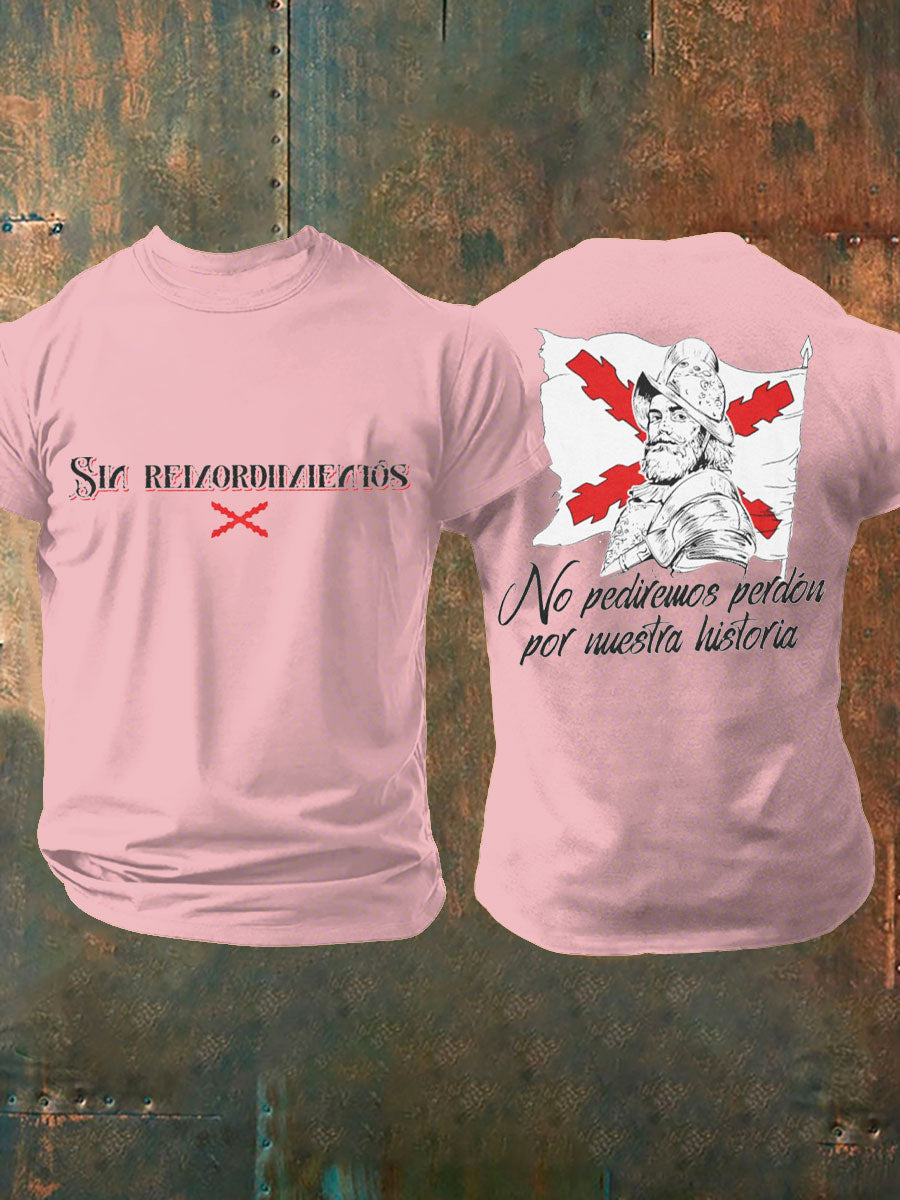 Camiseta de hombre con estampado Cruz de Borgoña de España Tercio