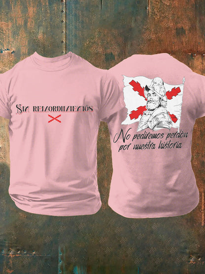 Camiseta de hombre con estampado Cruz de Borgoña de España Tercio