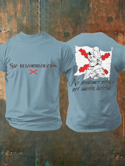Camiseta de hombre con estampado Cruz de Borgoña de España Tercio