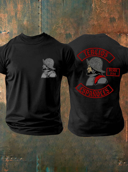 Camiseta de hombre con estampado Cruz de Borgoña de España Tercio