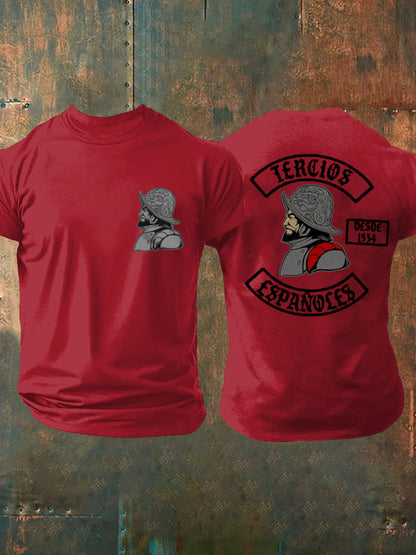 Camiseta de hombre con estampado Cruz de Borgoña de España Tercio