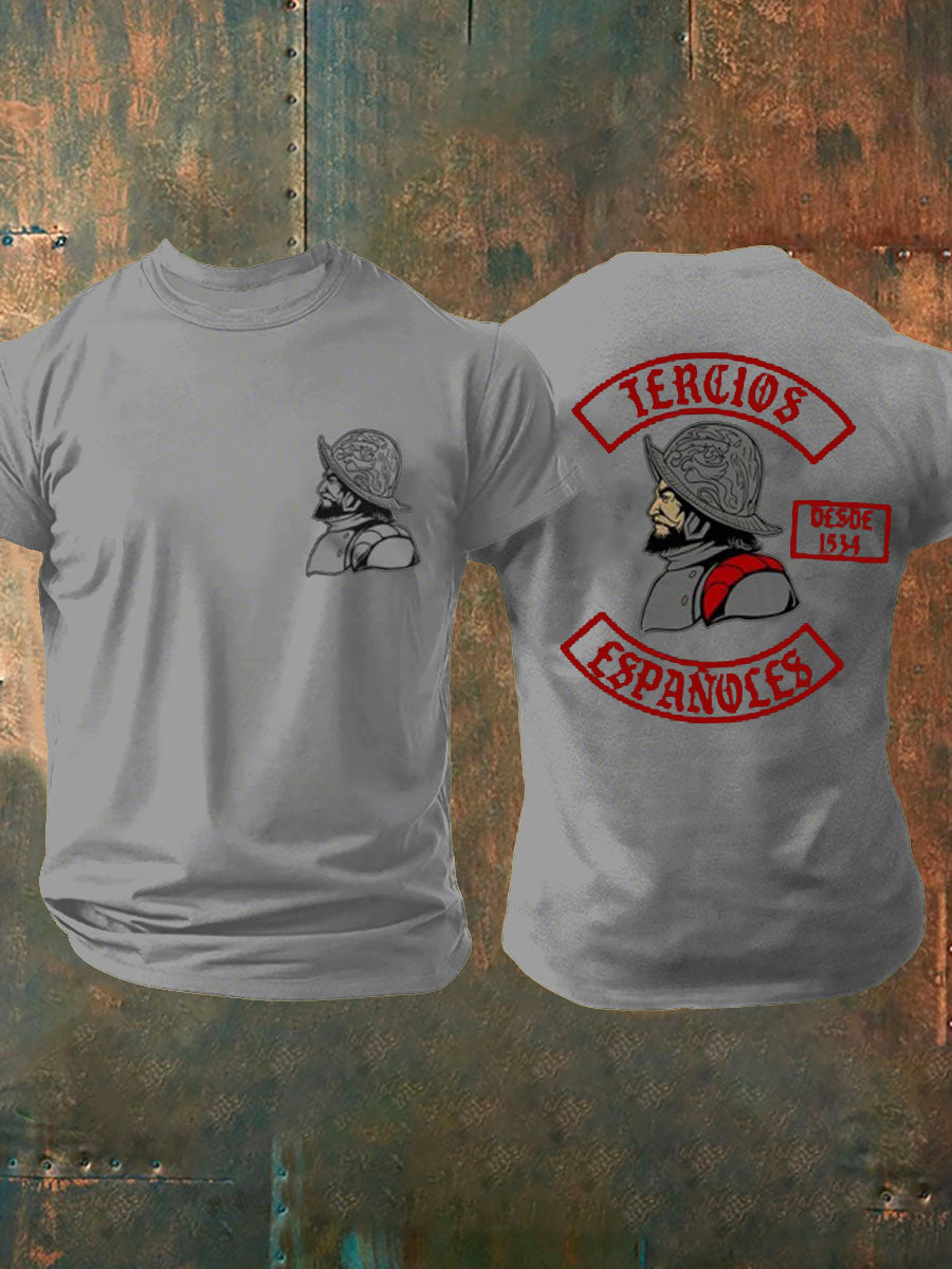 Camiseta de hombre con estampado Cruz de Borgoña de España Tercio