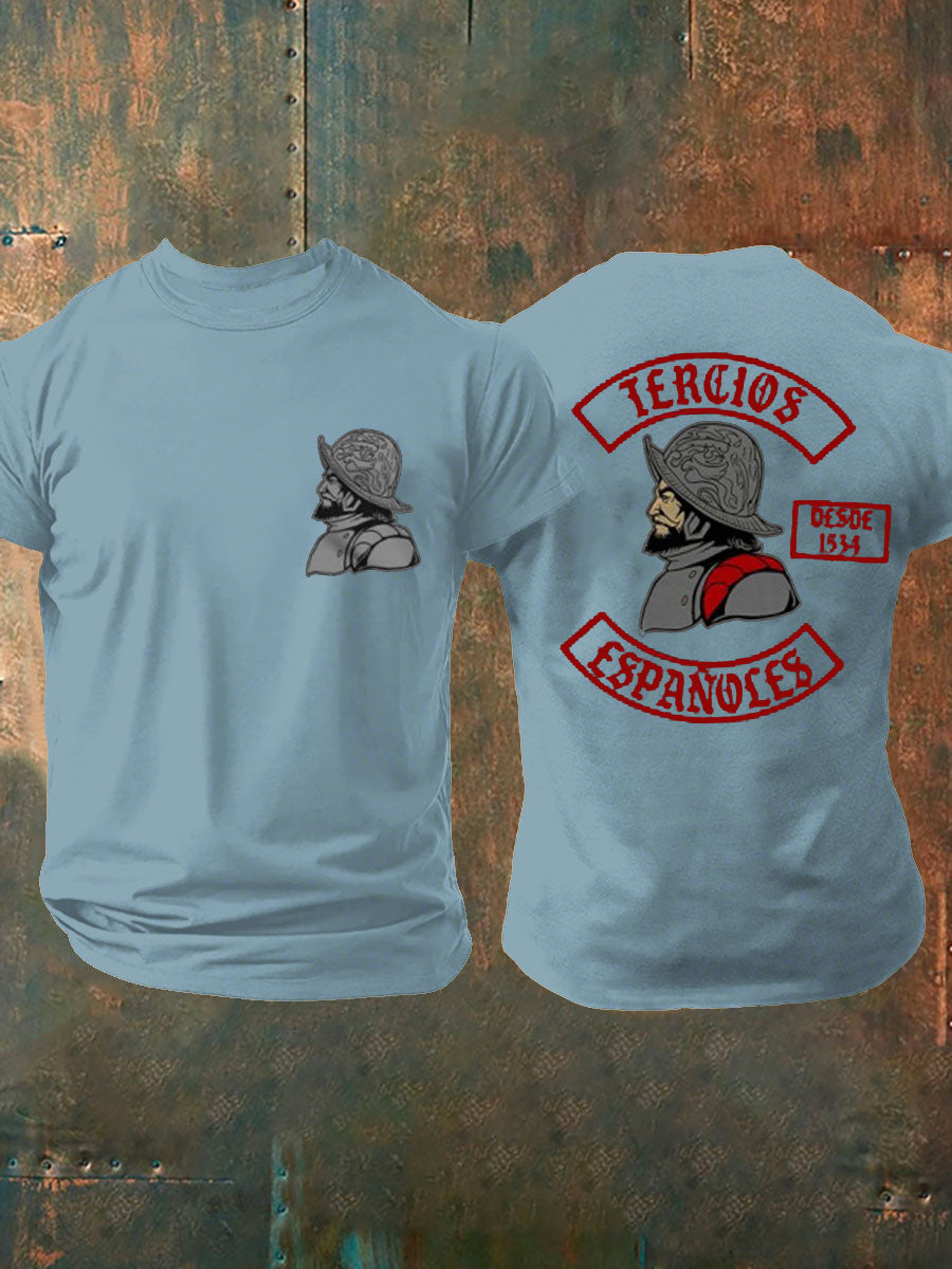 Camiseta de hombre con estampado Cruz de Borgoña de España Tercio