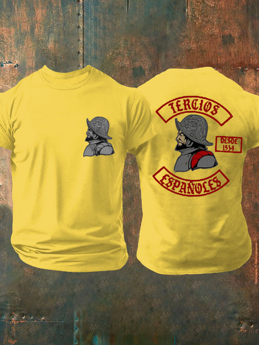 Camiseta de hombre con estampado Cruz de Borgoña de España Tercio