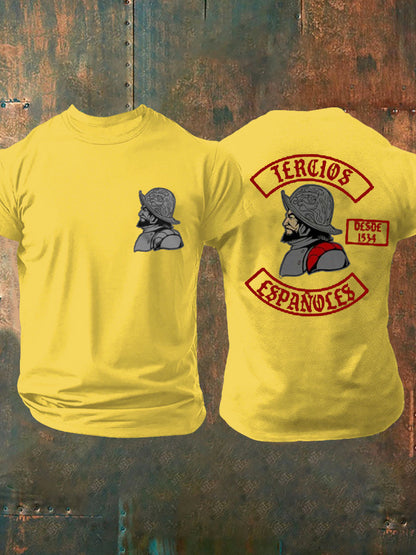 Camiseta de hombre con estampado Cruz de Borgoña de España Tercio