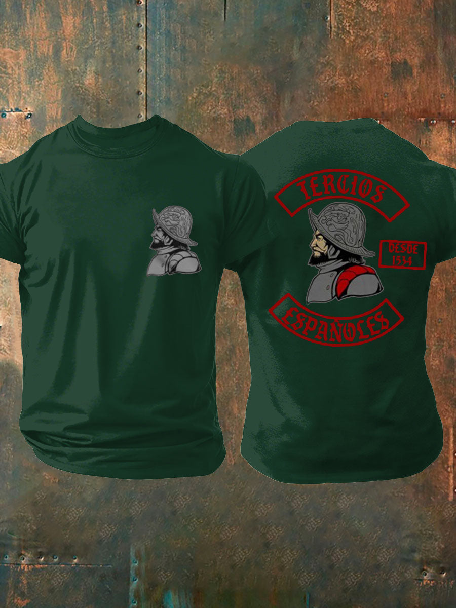 Camiseta de hombre con estampado Cruz de Borgoña de España Tercio