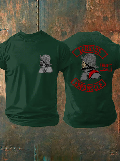 Camiseta de hombre con estampado Cruz de Borgoña de España Tercio